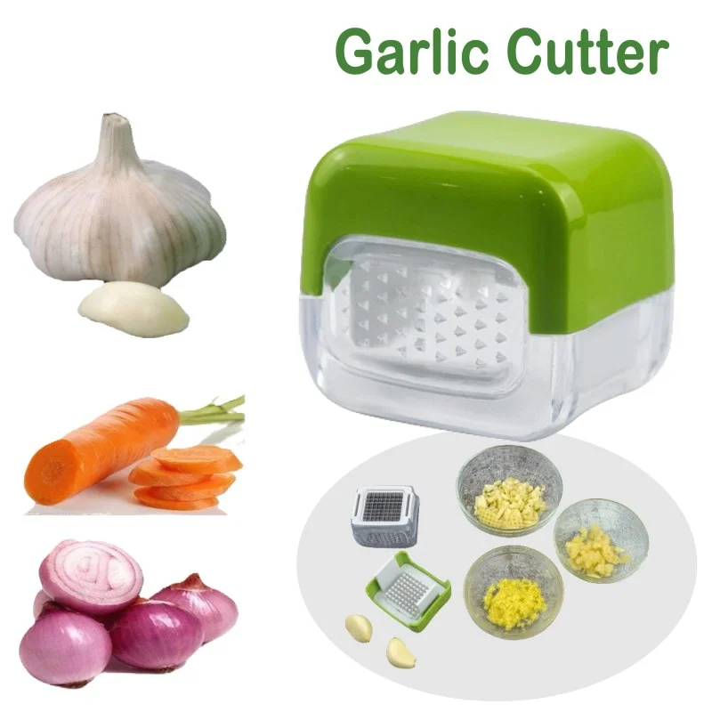 Multifunctional Vegetable & Garlic Cutter – Manual Kitchen Chopper