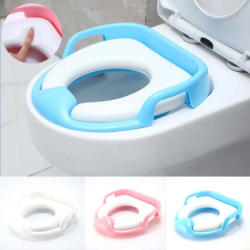 Baby Potty Training Toilet Seat | Soft Anti-Slip Toddler Toilet Training Seat with Splash Guard
