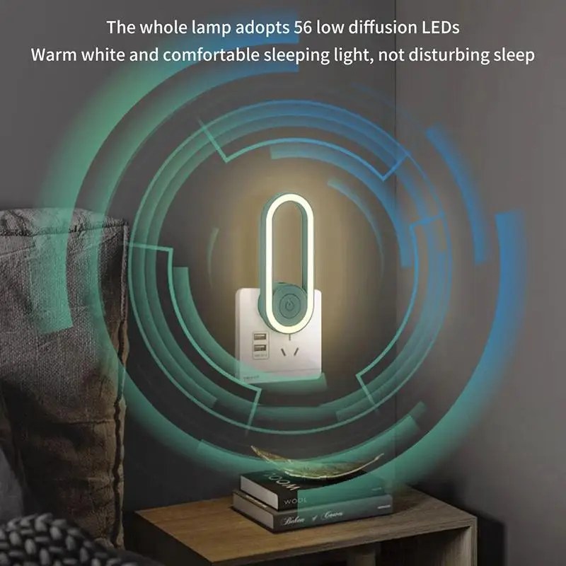 Ultrasonic Mosquito Repellent with Night Light | Electronic Mosquito & Insect Pest Control Plug-In