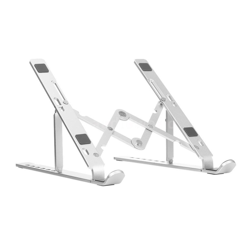 Aluminum Alloy Adjustable Foldable Laptop Stand | Portable Notebook Holder for Desk