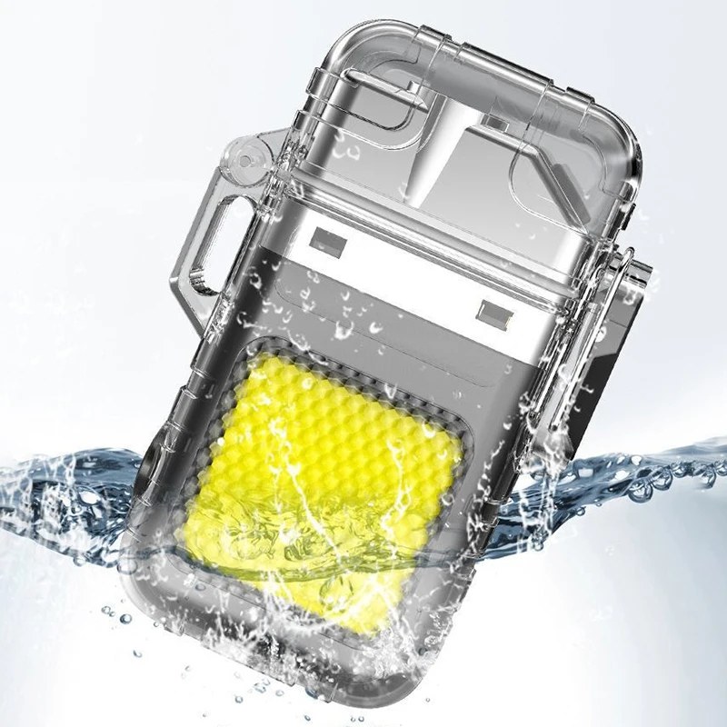 Multi-Function Electric Arc Lighter with LED Keychain Light | USB Rechargeable Waterproof Flameless Lighter