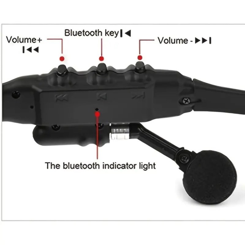 Bluetooth Smart Glasses 2-in-1 Polarized Sunglasses with Wireless Earphones & Hands-Free Calling