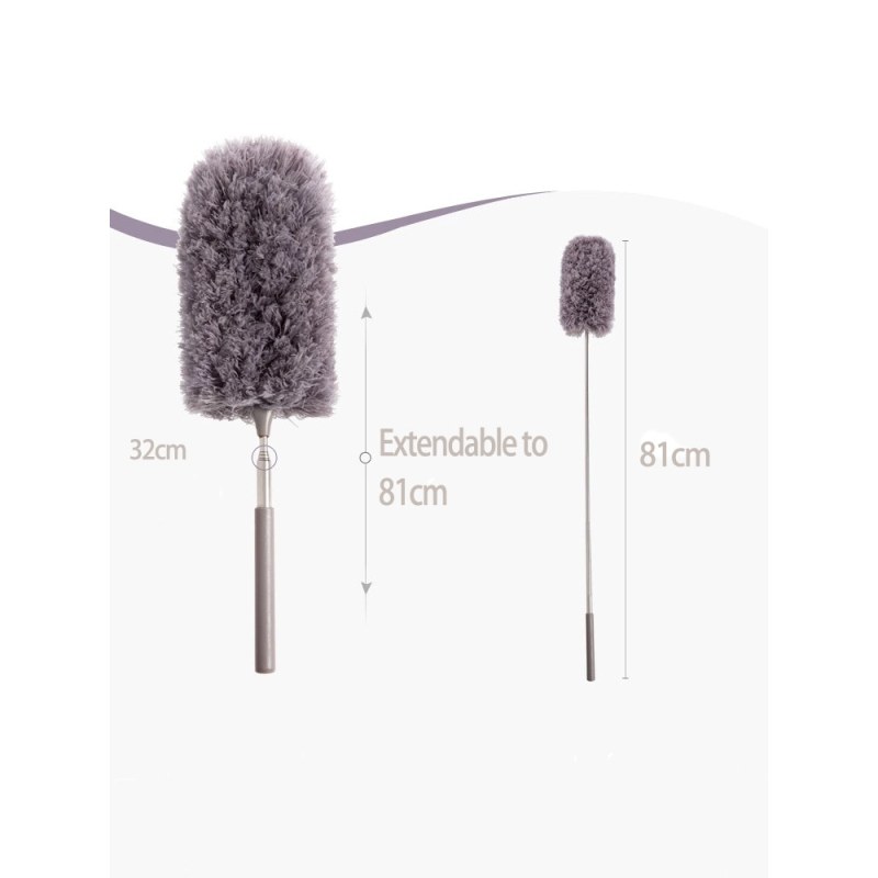 Household Microfiber Duster Cleaning Brush | Extendable Dust Cleaning Tool for Home & Office