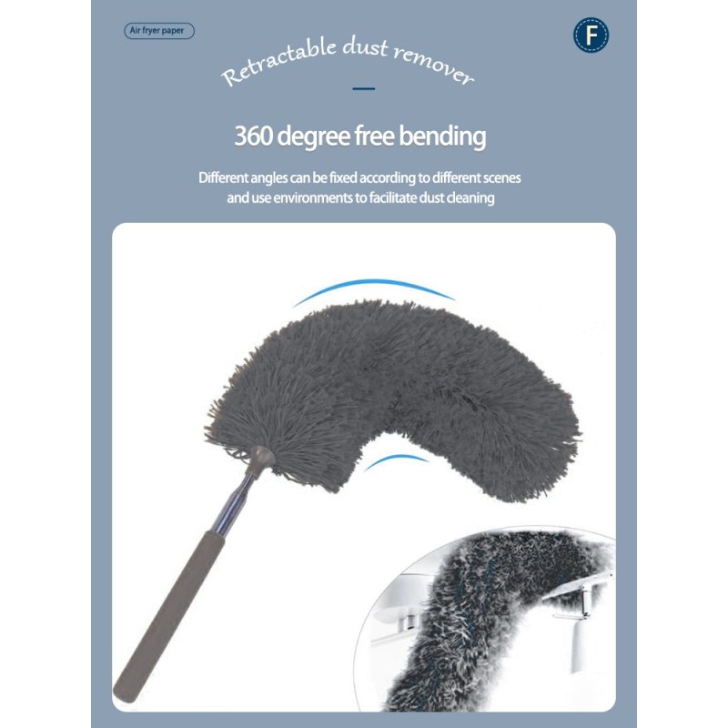 Household Microfiber Duster Cleaning Brush | Extendable Dust Cleaning Tool for Home & Office