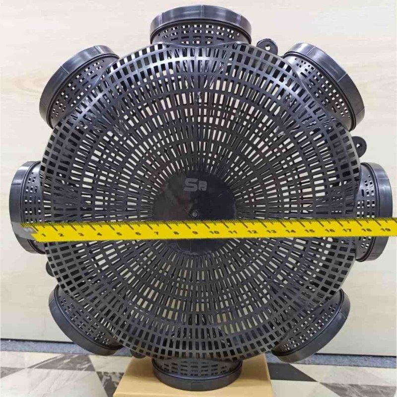  8 Hole Premium Quality 19.5 Outdoor Fishing Trap ( ৮ মুখের ১৯.৫ ইঞ্চি বড়ো সাইজের মাছ ধরার চ্যাঁই)