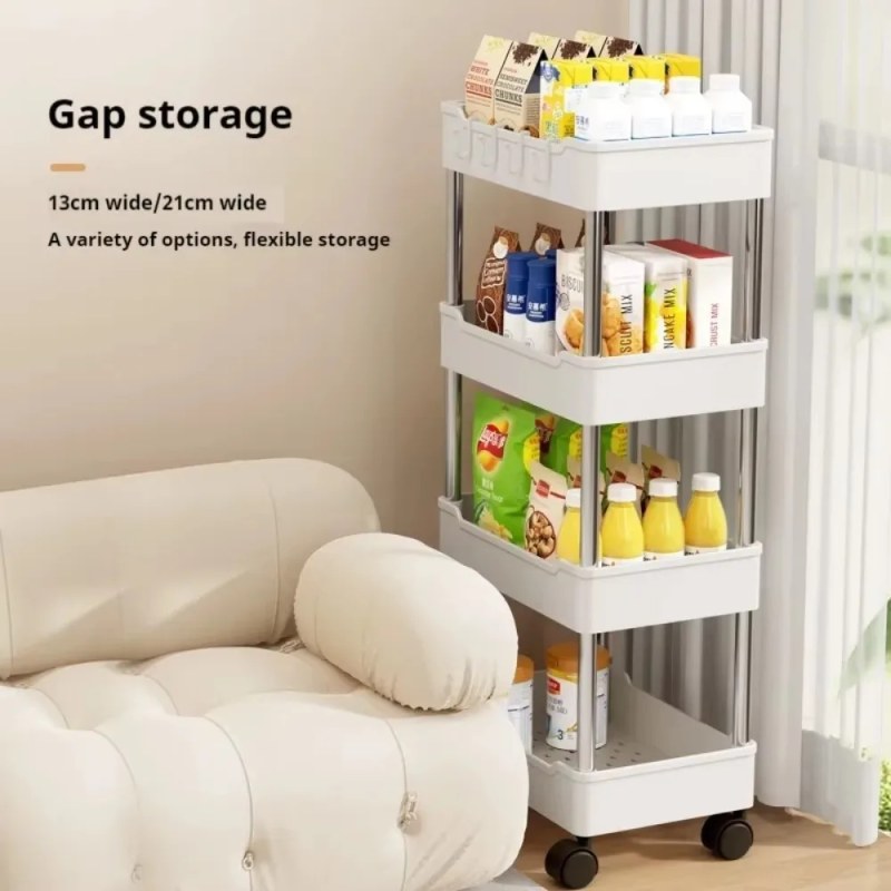 Wide Type High Capacity Multi Purpose Trolly Rack Multifunctional Movable Storage